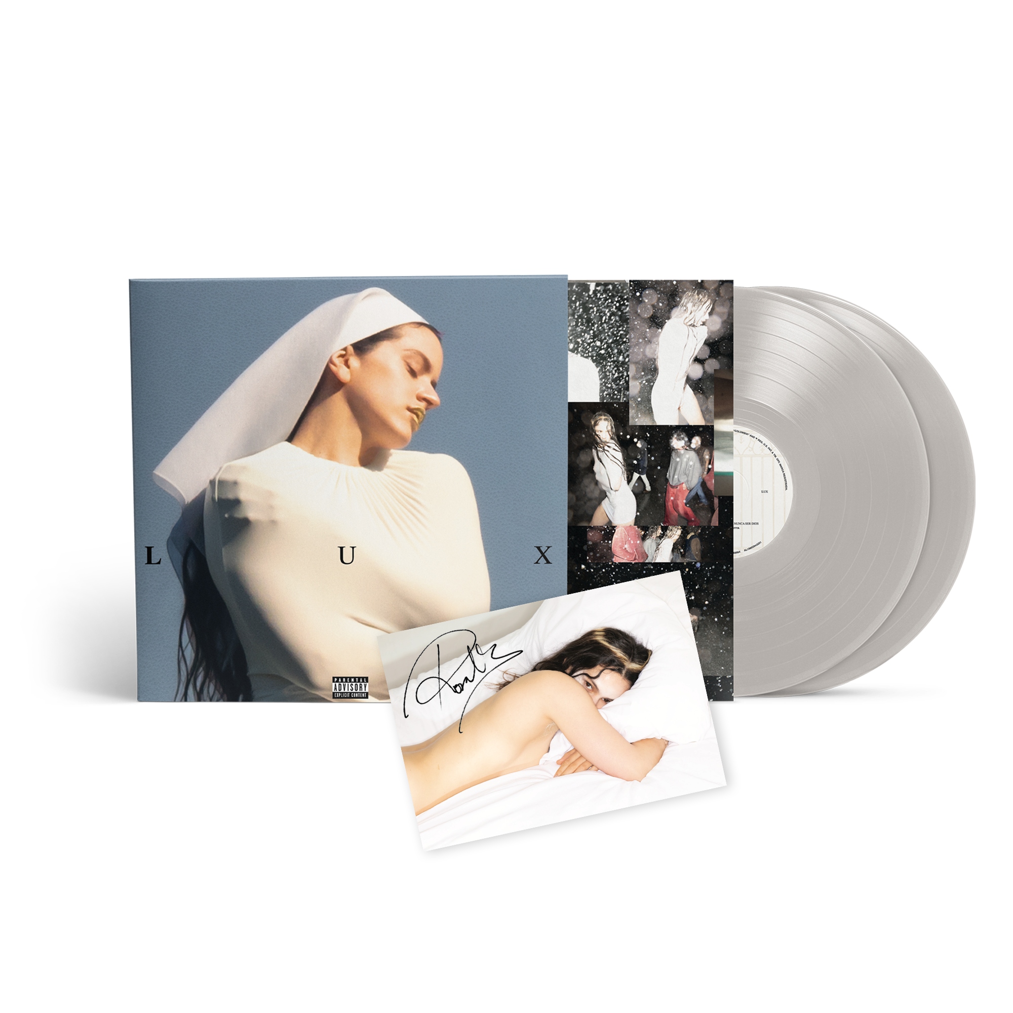 LUX Vinilo con postal firmada edición limitada Rosalía