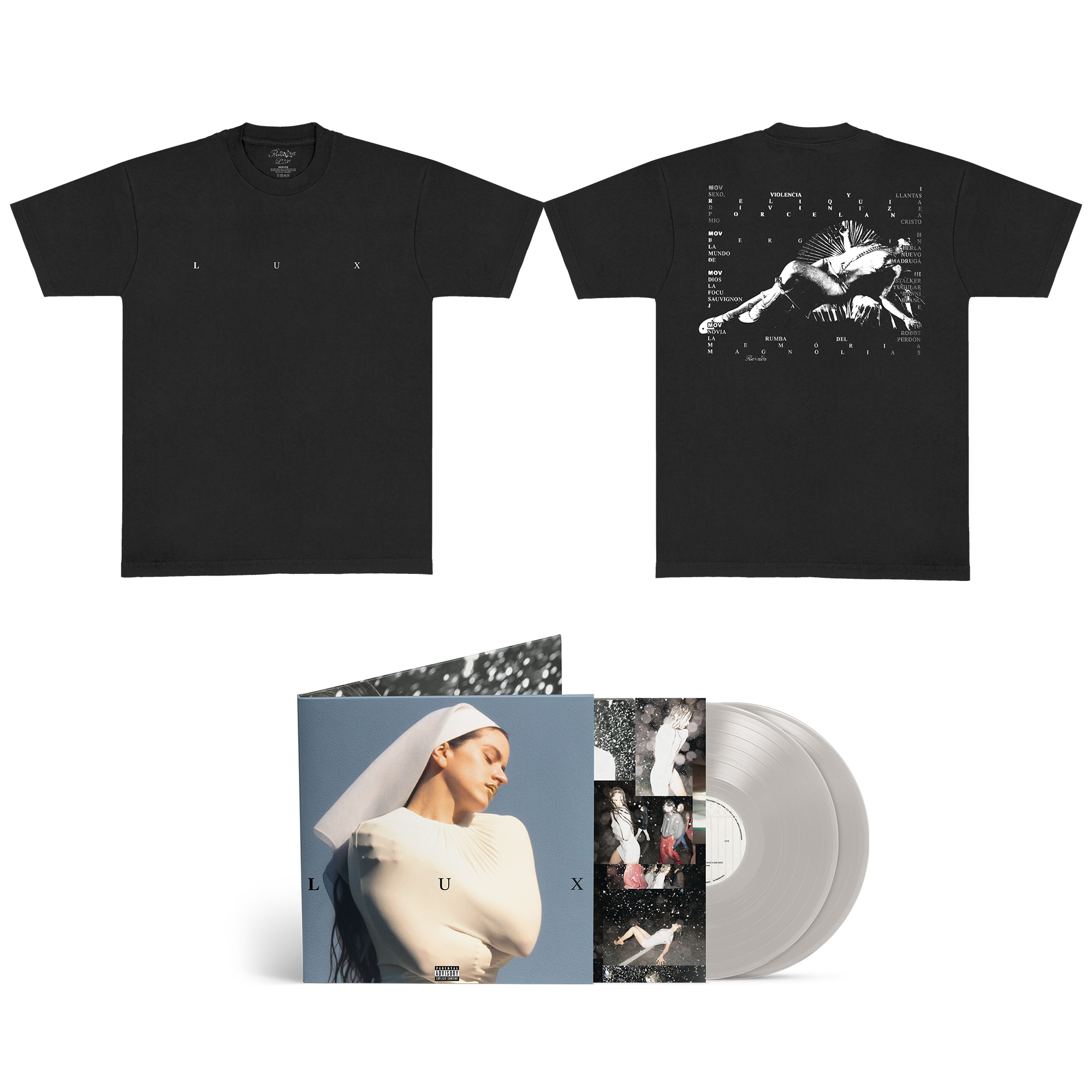 LP LUX + Camiseta Tracklist